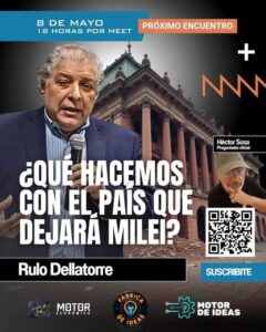ESTE JUEVES/18 HORAS POR MEET/Charla de Raúl Dellatorre»