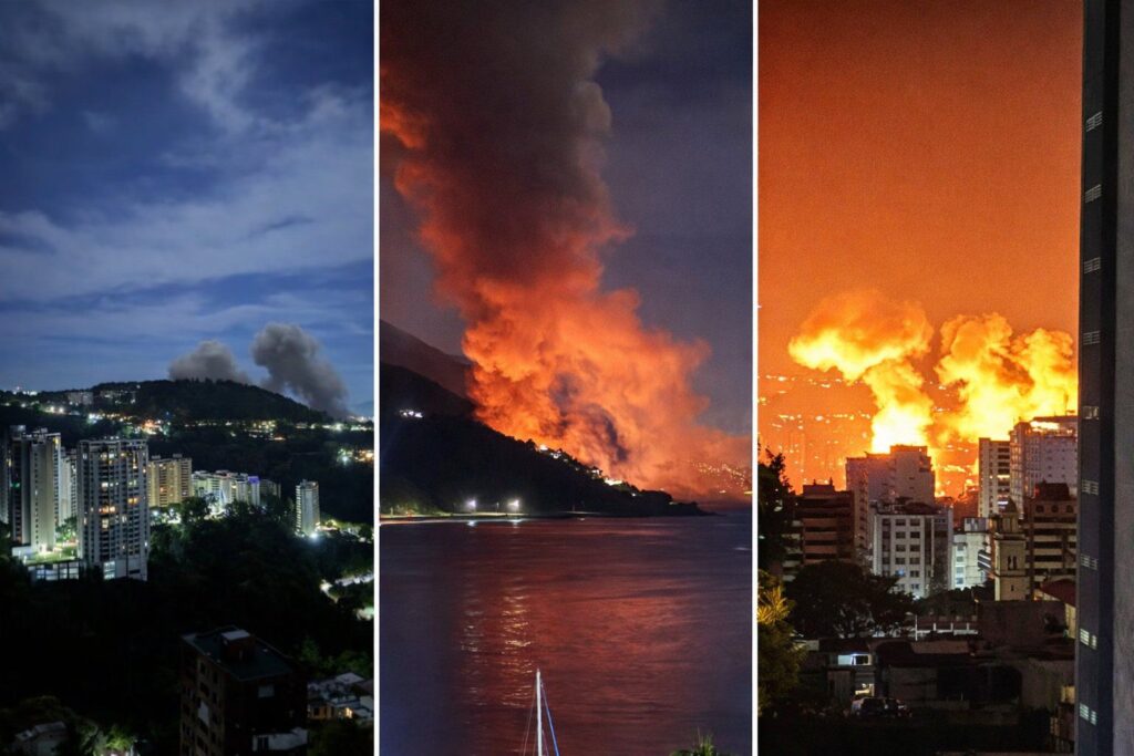 VAN POR SU PETRÓLEO/Estados Unidos lanza ataques militares sobre Caracas y el Gobierno de Venezuela declara el Estado de Conmoción Exterior