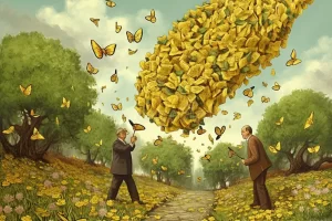 Cuando la serpiente se muerde la cola.