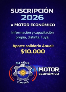 TE SUSCRIBIS A MOTOR ECONÓMICO Y TE LLEGARÁN PRODUCCIONES ESPECIALES, LIBROS, NOTAS ENTREVISTAS Y CAPACITACIÓN