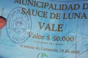 Crisis en Entre Rios: municipio entregó tickets canasta para poder completar el sueldo de los empleados