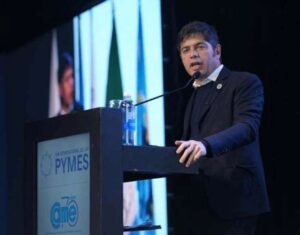 Día Internacional de las Pymes/En la CAME, el gobernador Axel Kicillof  fulminó a las políticas económicas de Javier Milei. Dijo que el futuro de la Argentina “es con las pymes”.