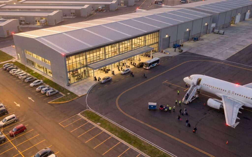 LA PLATA CON UN AEROPUERTO PENSANDO A FUTURO/Julio Alak presentó el plan para transformar el aeropuerto local en un centro logístico multimodal